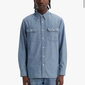 Levi's Mens Classic Worker Long Sleeve Shirt NWT SMALL